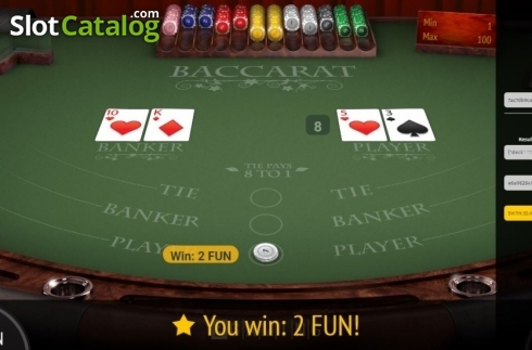 Скрин5. Baccarat (BGaming) слот