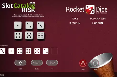 Скрин4. Rocket Dice слот