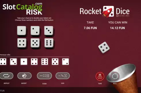 Скрин5. Rocket Dice слот