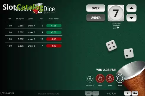 Скрин6. Rocket Dice слот