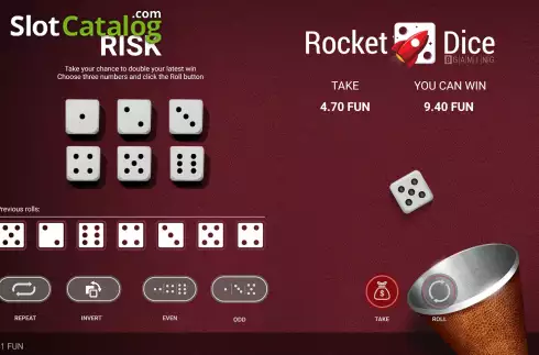 Скрин7. Rocket Dice слот