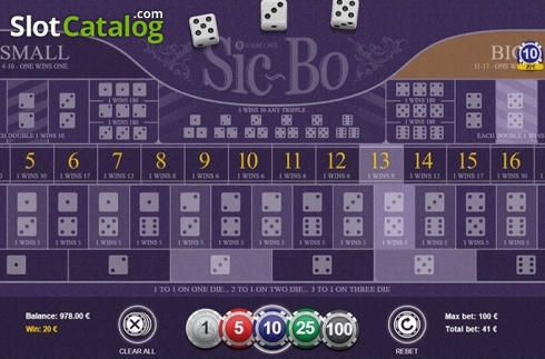 Скрин3. Sic Bo (BGaming) слот