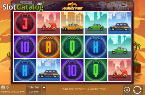 Скрин2. Journey Flirt слот
