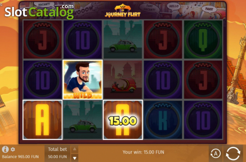 Скрин3. Journey Flirt слот
