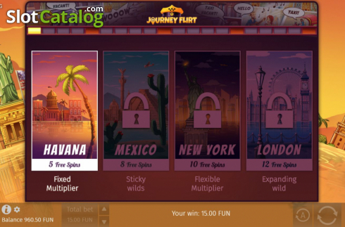 Скрин6. Journey Flirt слот