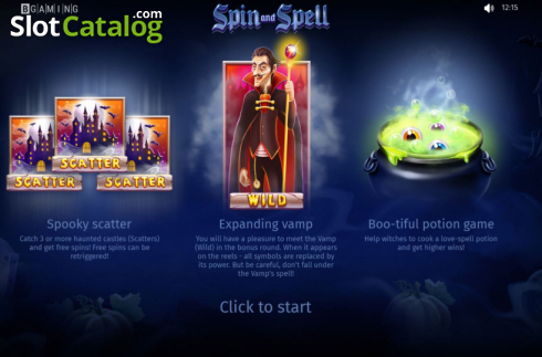 Скрин2. Spin and Spell слот