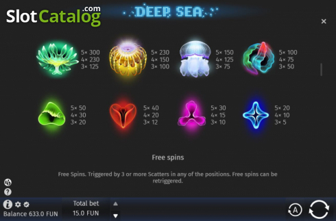 Скрин8. Deep Sea (BGAMING) слот