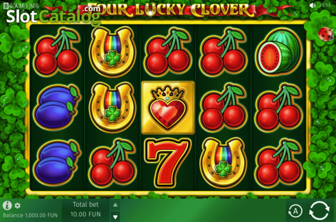 Скрин3. Four Lucky Clover слот