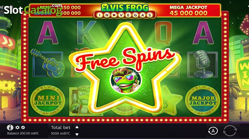 Видео игрового процесса в слоте Elvis Frog in Vegas