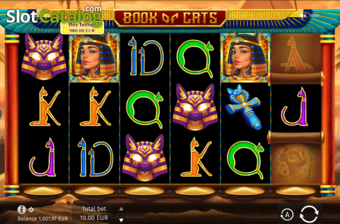 Скрин2. Book Of Cats слот