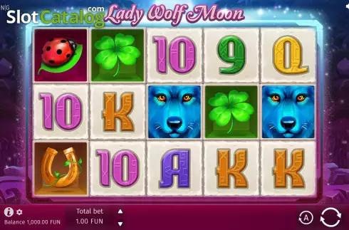 Скрин3. Lady Wolf Moon слот