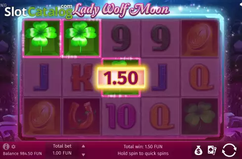 Скрин4. Lady Wolf Moon слот