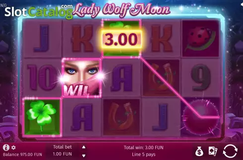 Скрин5. Lady Wolf Moon слот