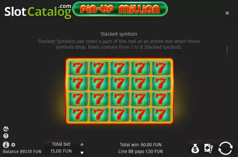 Скрин8. Pin-Up Million слот