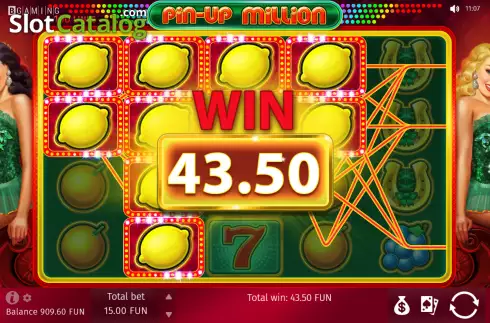 Скрин4. Pin-Up Million слот