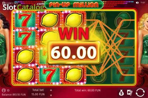 Скрин5. Pin-Up Million слот