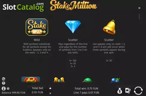 Скрин8. Stake Million слот