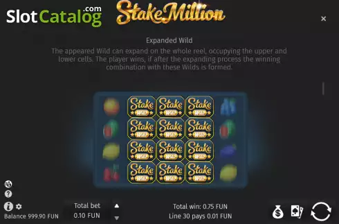 Скрин6. Stake Million слот