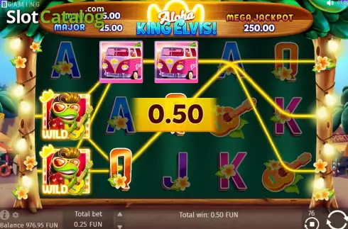 Скрин4. Aloha King Elvis слот
