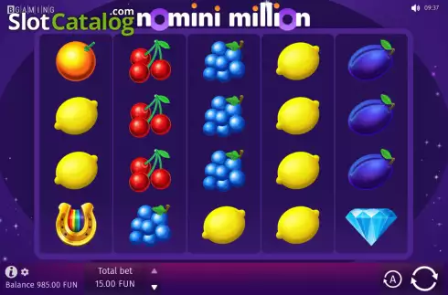 Скрин2. Nomini Million слот