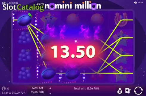 Скрин3. Nomini Million слот