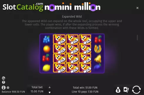 Скрин8. Nomini Million слот