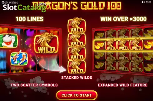 Скрин2. Dragon's Gold 100 слот