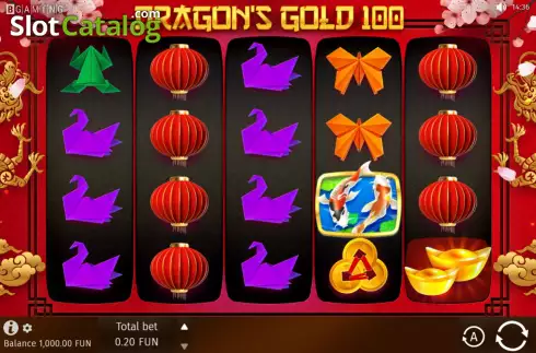 Скрин3. Dragon's Gold 100 слот