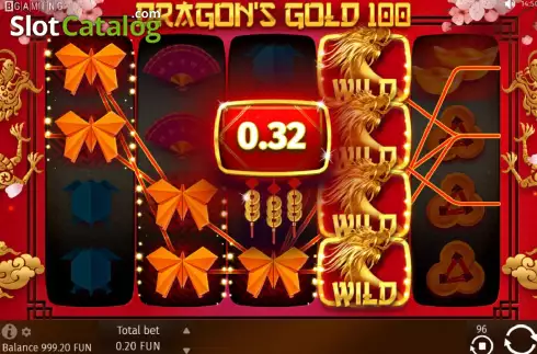 Скрин4. Dragon's Gold 100 слот