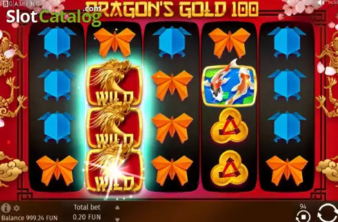 Скрин5. Dragon's Gold 100 слот