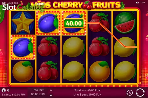 Скрин2. Miss Cherry Fruits слот