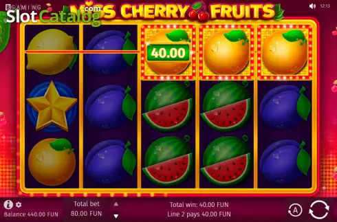 Скрин3. Miss Cherry Fruits слот