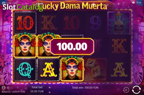 Скрин3. Lucky Dama Muerta слот