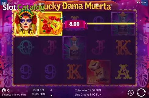Скрин5. Lucky Dama Muerta слот