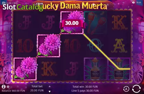 Скрин6. Lucky Dama Muerta слот