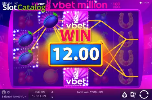 Скрин3. Vbet Million слот