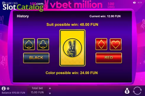 Скрин5. Vbet Million слот