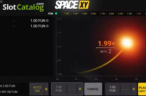 Скрин3. Space XY слот