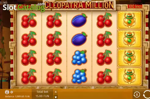 Скрин2. Cleopatra Million слот