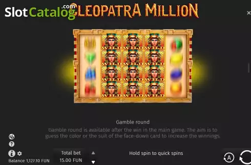 Скрин9. Cleopatra Million слот