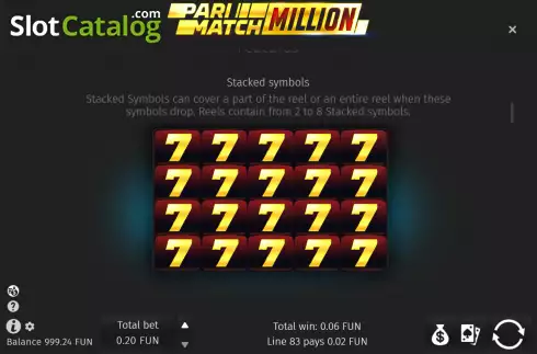 Скрин9. Parimatch Million слот