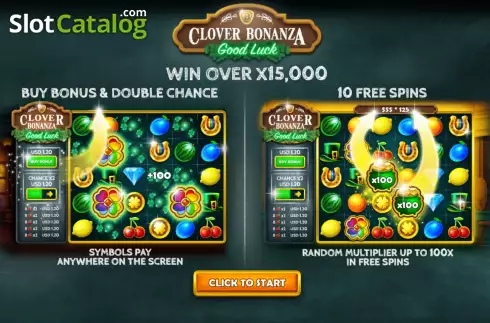 Скрин2. Clover Bonanza слот