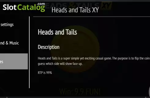 Скрин7. Heads and Tails XY слот