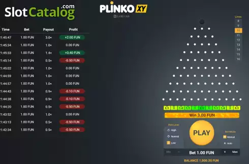 Скрин6. Plinko XY слот