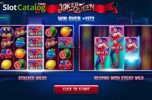 Скрин2. Joker Queen слот