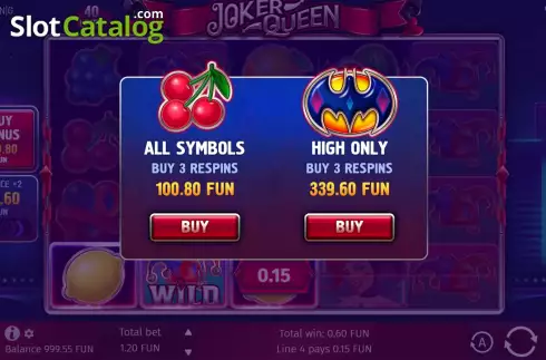 Скрин6. Joker Queen слот