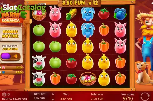 Скрин9. Lucky Farm Bonanza слот