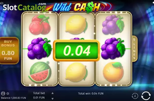 Скрин4. Wild Cash (BGAMING) слот