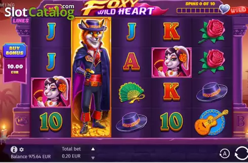 Скрин2. Foxy Wild Heart слот