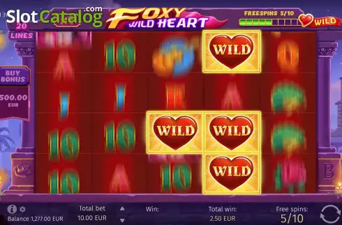 Скрин5. Foxy Wild Heart слот